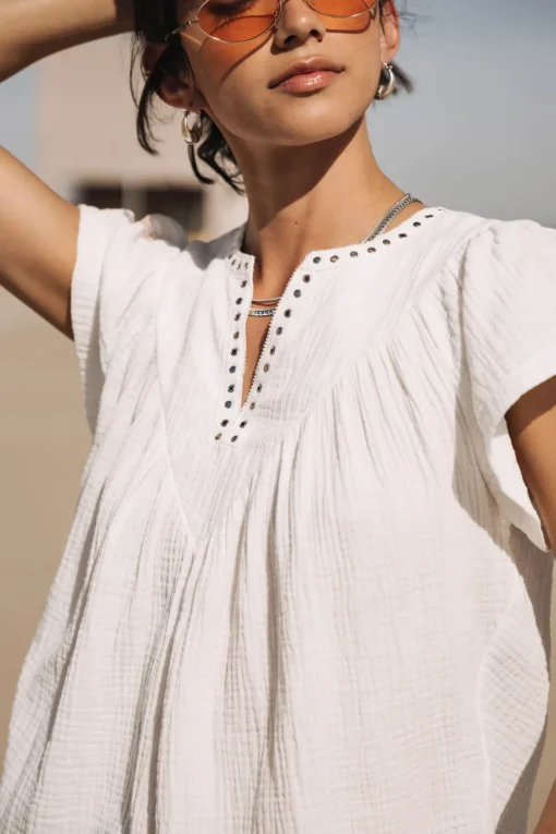 Tops & Shirts*Freeman T. Porter Tillie Plain Color white