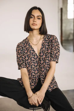 Tops & Shirts*Freeman T. Porter Tobbia Ditsy nightsky