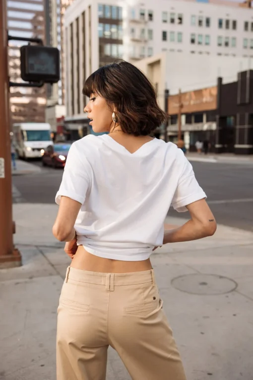 T-Shirts*Freeman T. Porter Tomia French Fry white