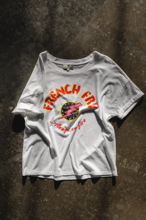 T-Shirts*Freeman T. Porter Tomia French Fry white