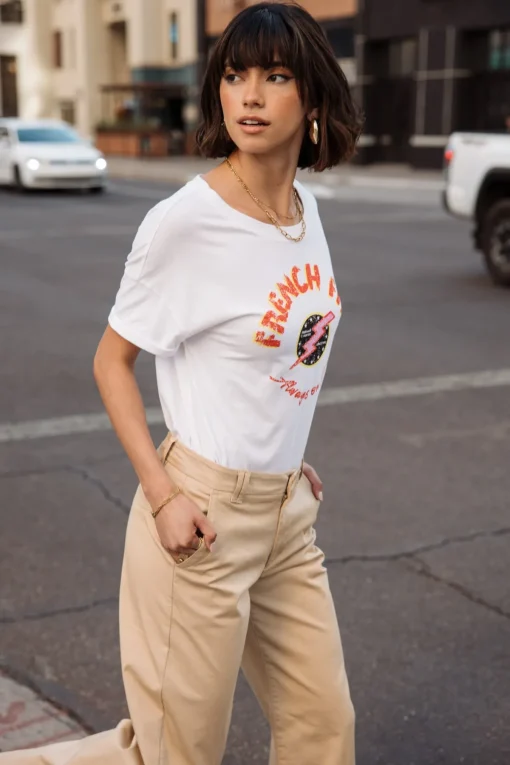 T-Shirts*Freeman T. Porter Tomia French Fry white