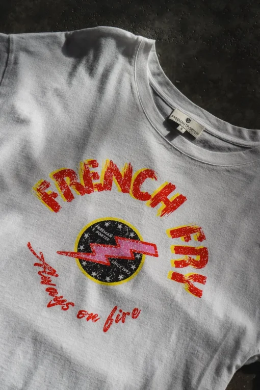 T-Shirts*Freeman T. Porter Tomia French Fry white