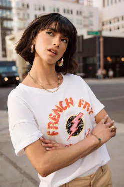 T-Shirts*Freeman T. Porter Tomia French Fry white