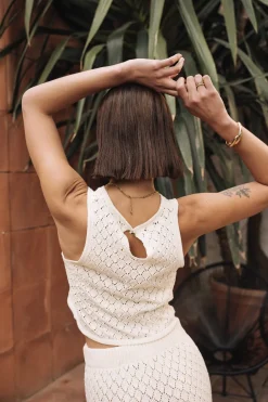 Mesh | Tops & Shirts*Freeman T. Porter Traia pointelle birch