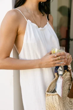 Overalls & Dungarees*Freeman T. Porter Zola Natural egret